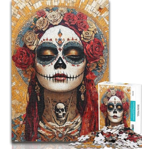 Teenager-Puzzle Skullgirls 1000 Teile Puzzle für Erwachsene, anspruchsvolles Spiel und Familienspiel Wichtelgeschenke 26x38cm von GOIUYTGM