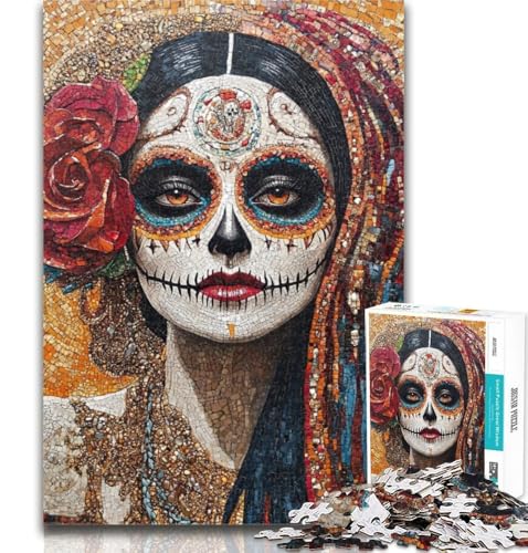 Teenager-Puzzle Skullgirls 1000 Teile Puzzle für Erwachsene, anspruchsvolles Spiel und Familienspiel Wichtelgeschenke 50x75cm von GOIUYTGM