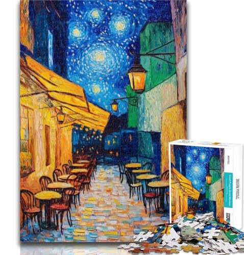 Teenager-Puzzle Straßen unter dem Nachthimmel, 1000 Teile, für Erwachsene, anspruchsvolles Spiel und Familienspiel, Wichtelgeschenke, 50x75cm von GOIUYTGM