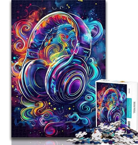 Teenager-Puzzle mit Gaming-Headset, 1000 Teile, für Erwachsene, anspruchsvolles Spiel und Familienspiel, Wichtelgeschenke, 50x75cm Teenager-Puzzle mit Gaming-Headset, 1000 Teile, für Erwachsene, anspruchsvolles Spiel und Familienspiel, Wichtelgeschenke, 50x75cm von GOIUYTGM