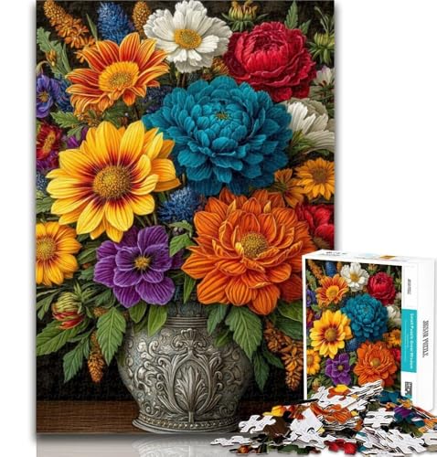 Teenager-Puzzles, Blumenkunst-Puzzles, 1000 Teile für Teenager, ganze Familie ab 14 Jahren, 50x75cm Teenager-Puzzles, Blumenkunst-Puzzles, 1000 Teile für Teenager, ganze Familie ab 14 Jahren, 50x75cm von GOIUYTGM