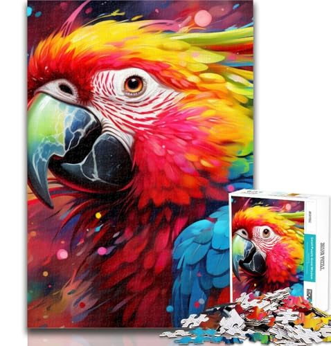 Teenager-Puzzles, Papagei, 1000-teiliges Puzzle für Erwachsene und Teenager, Spielzeug, Lernspiele, Stressabbau, Wunschliste mit Weihnachtsmann, 75x50cm Teenager-Puzzles, Papagei, 1000-teiliges Puzzle für Erwachsene und Teenager, Spielzeug, Lernspiele, Stressabbau, Wunschliste mit Weihnachtsmann, 75x50cm von GOIUYTGM