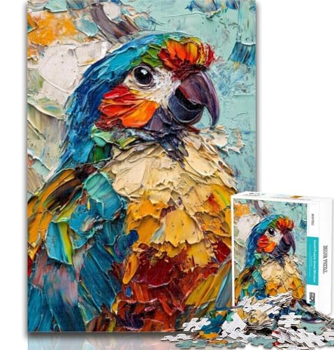 Teenager-Puzzles, Papageien-Ölgemälde-Puzzles 1000 Teile für Teenager, ganze Familie ab 14 Jahren, 26x38cm Teenager-Puzzles, Papageien-Ölgemälde-Puzzles 1000 Teile für Teenager, ganze Familie ab 14 Jahren, 26x38cm von GOIUYTGM