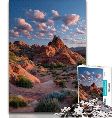 Teenager-Puzzles, Schöner Bergfluss, Puzzle für Erwachsene, 1000 Teile, Dekomprimierendes intellektuelles Lernspielzeug, Geburtstagsgeschenk, Geschenke, 50x75cm von GOIUYTGM