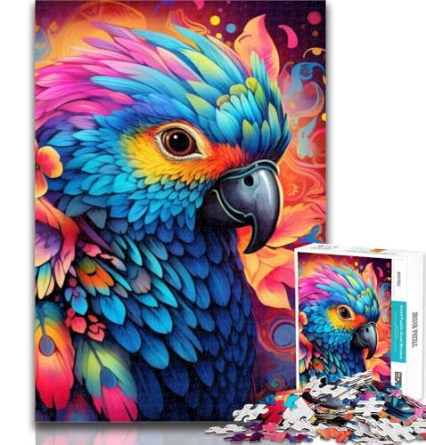 Teenager-Puzzles, Tiere, Vögel, Papageien, 1000 Teile, Puzzle für Erwachsene und Jugendliche, Spielzeug, Lernspiele, Stressabbau, einzigartige Heimdekoration und Geschenke, 26x38cm Teenager-Puzzles, Tiere, Vögel, Papageien, 1000 Teile, Puzzle für Erwachsene und Jugendliche, Spielzeug, Lernspiele, Stressabbau, einzigartige Heimdekoration und Geschenke, 26x38cm von GOIUYTGM