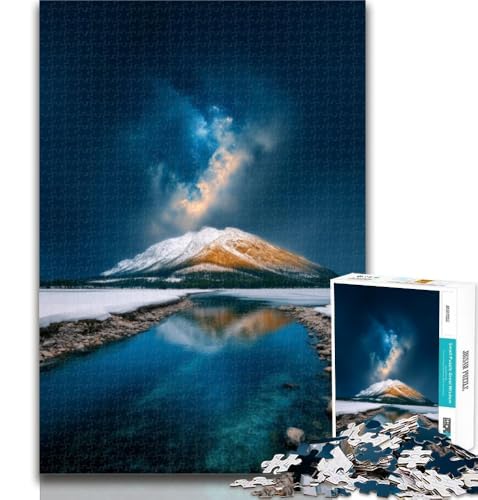 Teenager-Puzzles, schöne Berge und Seen, Puzzles 1000 Teile für Erwachsene, Denksportspiel, Wanddekoration, einzigartige Geburtstags, 50x75cm Teenager-Puzzles, schöne Berge und Seen, Puzzles 1000 Teile für Erwachsene, Denksportspiel, Wanddekoration, einzigartige Geburtstags, 50x75cm von GOIUYTGM