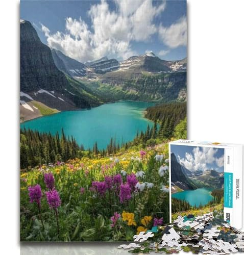 Teenager-Puzzles, schöne Berge und Seen, Puzzles für Erwachsene, 1000 Teile, Spielzeug, Lernspiele, Stressabbau, tolle Geschenke und Spielzeuge, 26x38cm Teenager-Puzzles, schöne Berge und Seen, Puzzles für Erwachsene, 1000 Teile, Spielzeug, Lernspiele, Stressabbau, tolle Geschenke und Spielzeuge, 26x38cm von GOIUYTGM