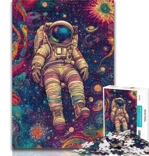 Teenager-Puzzles Astronautentraum-Puzzle 1000 Teile für Erwachsene, Lernspiel zum Geburtstag, Weihnachten für und ab 14 Jahren, 26x38cm von GOIUYTGM