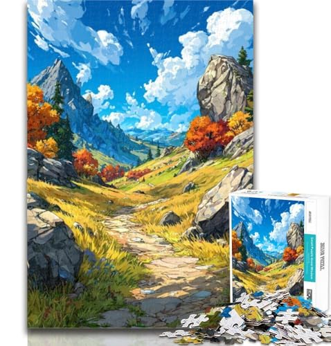 Teenager-Puzzles Berge im Herbst Puzzles für Erwachsene 1000, Dekomprimierendes intellektuelles Lernspielzeug Wichtelgeschenke 26x38cm Teenager-Puzzles Berge im Herbst Puzzles für Erwachsene 1000, Dekomprimierendes intellektuelles Lernspielzeug Wichtelgeschenke 26x38cm von GOIUYTGM