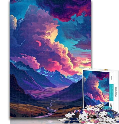 Teenager-Puzzles Bunte Straße im Berg Puzzles 1000 Teile für Erwachsene, Denksportspiel Wanddekoration Einzigartige Geburtstags 50x75cm Teenager-Puzzles Bunte Straße im Berg Puzzles 1000 Teile für Erwachsene, Denksportspiel Wanddekoration Einzigartige Geburtstags 50x75cm von GOIUYTGM