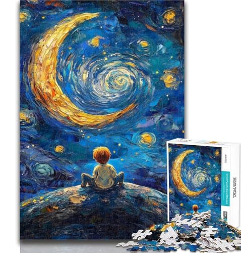 Teenager-Puzzles Der kleine Prinz des Nachthimmels, Puzzles für Erwachsene und Teenager, 1000 Teile, Lernspielzeug, Familienspiele, stärken die Liebe zwischen Paaren, 50x75cm Teenager-Puzzles Der kleine Prinz des Nachthimmels, Puzzles für Erwachsene und Teenager, 1000 Teile, Lernspielzeug, Familienspiele, stärken die Liebe zwischen Paaren, 50x75cm von GOIUYTGM