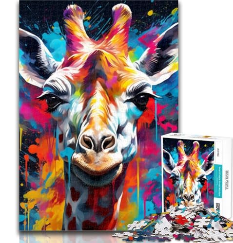 Teenager-Puzzles Giraffen-Puzzles für Erwachsene 1000 Teile, für Alter 14+ Unmögliches Spiel, Erwachsene und Teenager, 26x38cm Teenager-Puzzles Giraffen-Puzzles für Erwachsene 1000 Teile, für Alter 14+ Unmögliches Spiel, Erwachsene und Teenager, 26x38cm von GOIUYTGM