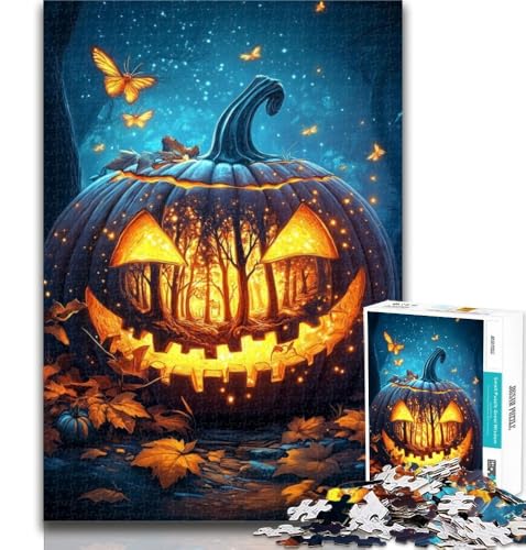 Teenager-Puzzles Halloween-Kürbis-Puzzles für Teenager 1000 Teile, Familienspiel, Geburtstagsgeschenke Herausforderung, hoher Schwierigkeitsgrad, 26x38cm Teenager-Puzzles Halloween-Kürbis-Puzzles für Teenager 1000 Teile, Familienspiel, Geburtstagsgeschenke Herausforderung, hoher Schwierigkeitsgrad, 26x38cm von GOIUYTGM
