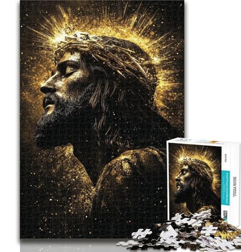 Teenager-Puzzles Jesus-Puzzles 1000 Teile für Teenager, ganze Familie für und ab 14 Jahren, 26x38cm Teenager-Puzzles Jesus-Puzzles 1000 Teile für Teenager, ganze Familie für und ab 14 Jahren, 26x38cm von GOIUYTGM