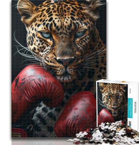 Teenager-Puzzles Leopard Boxer Puzzles für Teenager 1000 Teile, Trainieren Sie Ihr Gehirn und Ihre Hände Geburtstagsgeschenk, Geschenke 50x75cm Teenager-Puzzles Leopard Boxer Puzzles für Teenager 1000 Teile, Trainieren Sie Ihr Gehirn und Ihre Hände Geburtstagsgeschenk, Geschenke 50x75cm von GOIUYTGM
