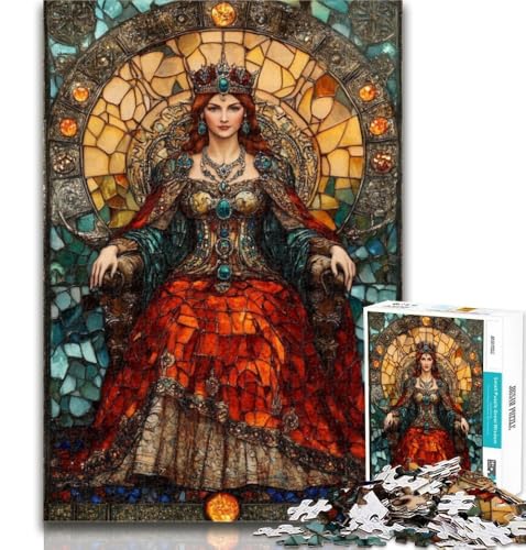Teenager-Puzzles Queen 1000-teiliges Puzzle für Teenager, Spielzeug, Lernspiele, stressabbauende Wanddekoration, 50x75cm von GOIUYTGM