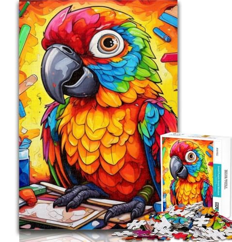Teenager-Puzzles Tiere Vögel Papageien Puzzles für Erwachsene 1000 Teile, Geburtstagsgeschenkidee für Erwachsene, Familienspiel und Hobby 50x75cm von GOIUYTGM