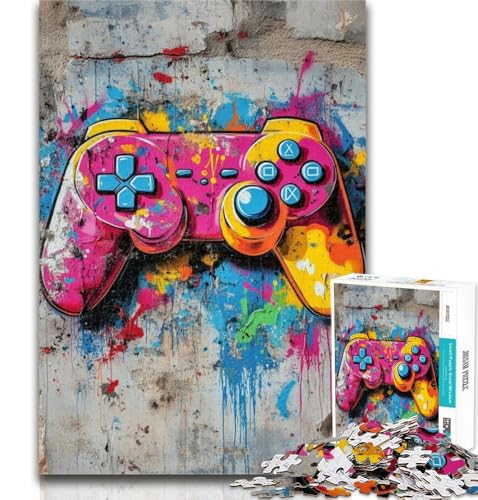 Teenager-Puzzlespiel Graffiti-Puzzle 1000 Teile für Erwachsene, anspruchsvolles Spiel und Familienspiel Wichtelgeschenke 50x75cm von GOIUYTGM