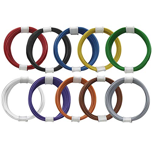GOKarli Kupferschalt Litze alle 10 Farben - extra dünn 0,04 mm je Farbe ein 10 Meter Ring GOKarli Kupferschalt Litze alle 10 Farben - extra dünn 0,04 mm je Farbe ein 10 Meter Ring von GOKarli