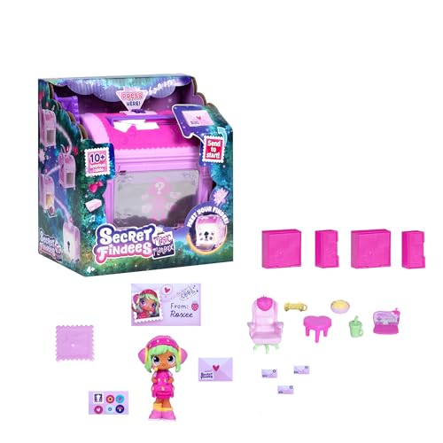 Goliath Secret Findees Magic Mailbox Rosa, Sammelbares Spielzeug ab 4 Jahren, Sammlerpuppen und Interaktives Spielzeug von Secret Findees