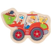 GOKI 57345 Steckpuzzle Schaufelbagger von GOLLNEST & KIESEL GOKI