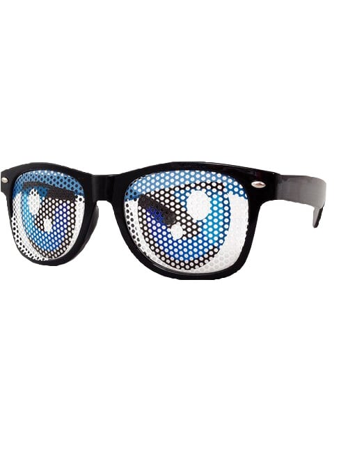Blaue Party-Augen Brille schwarz-blau Blaue Party-Augen Brille schwarz-blau von GOODMARK