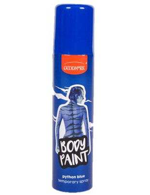 Farbiges Körper- und Haarspray blau 75ml Farbiges Körper- und Haarspray blau 75ml von GOODMARK