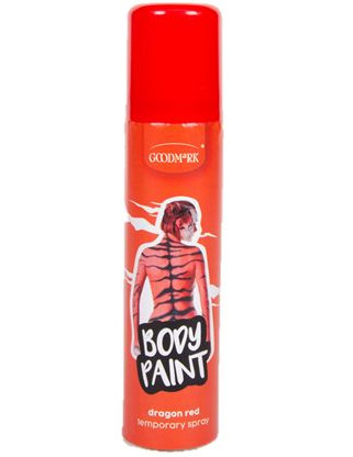 Farbiges Körper- und Haarspray rot 75ml Farbiges Körper- und Haarspray rot 75ml von GOODMARK
