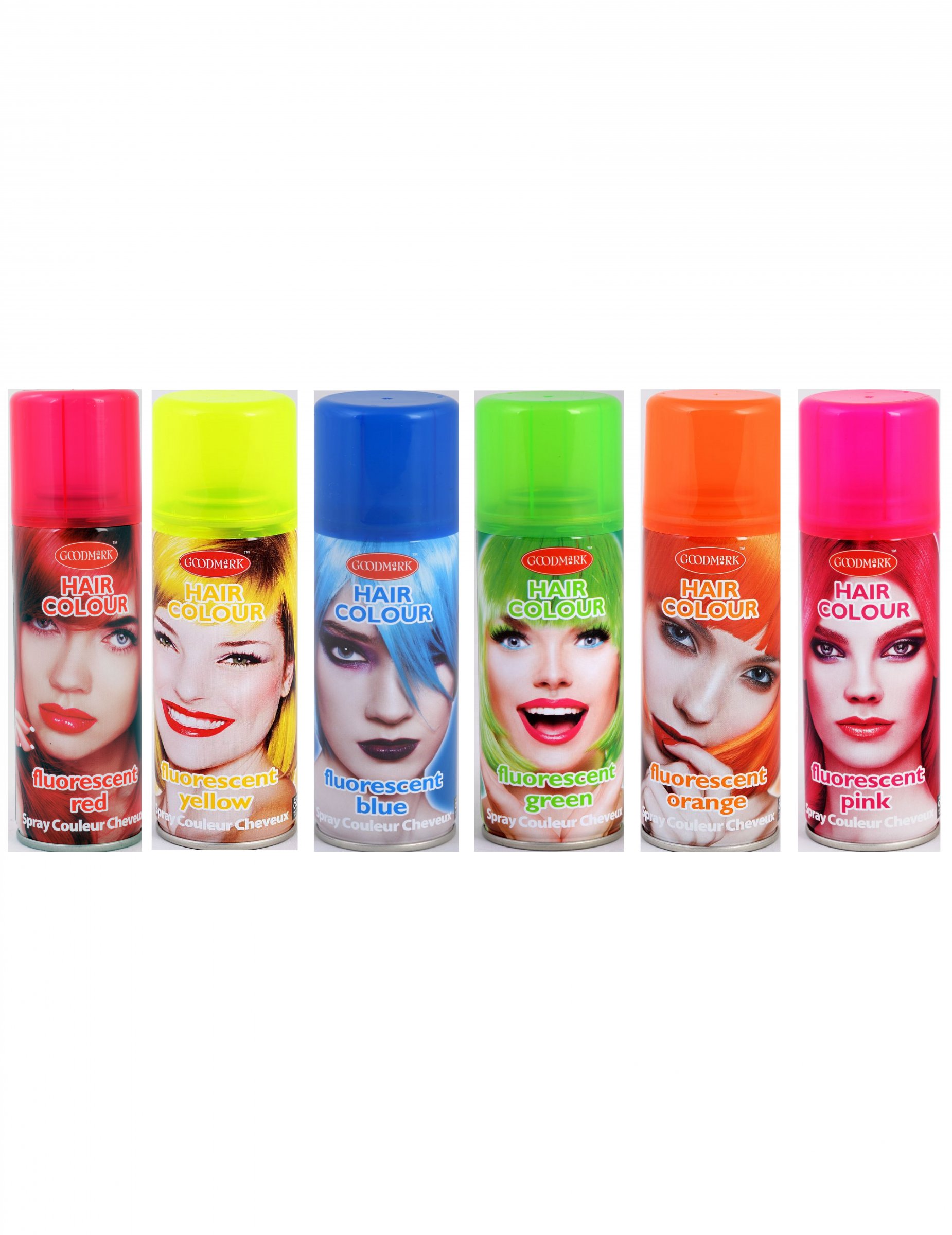 Floureszierendes Haarspray Leuchtspray 125ml Floureszierendes Haarspray Leuchtspray 125ml von GOODMARK