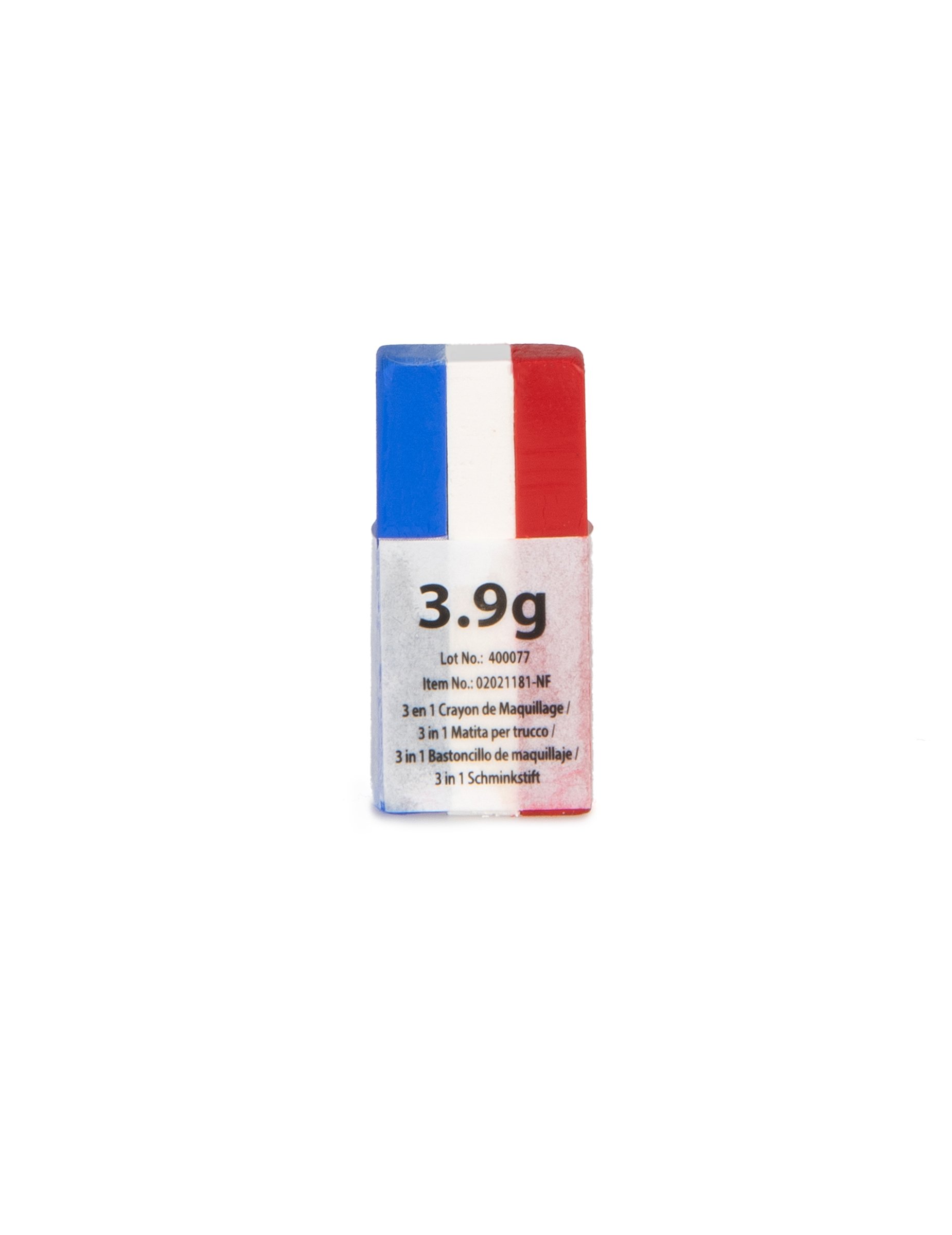 Frankreich Fan-Schminkstift Frankreich-Schminke blau-weiss-rot 2,9g Frankreich Fan-Schminkstift Frankreich-Schminke blau-weiss-rot 2,9g von GOODMARK
