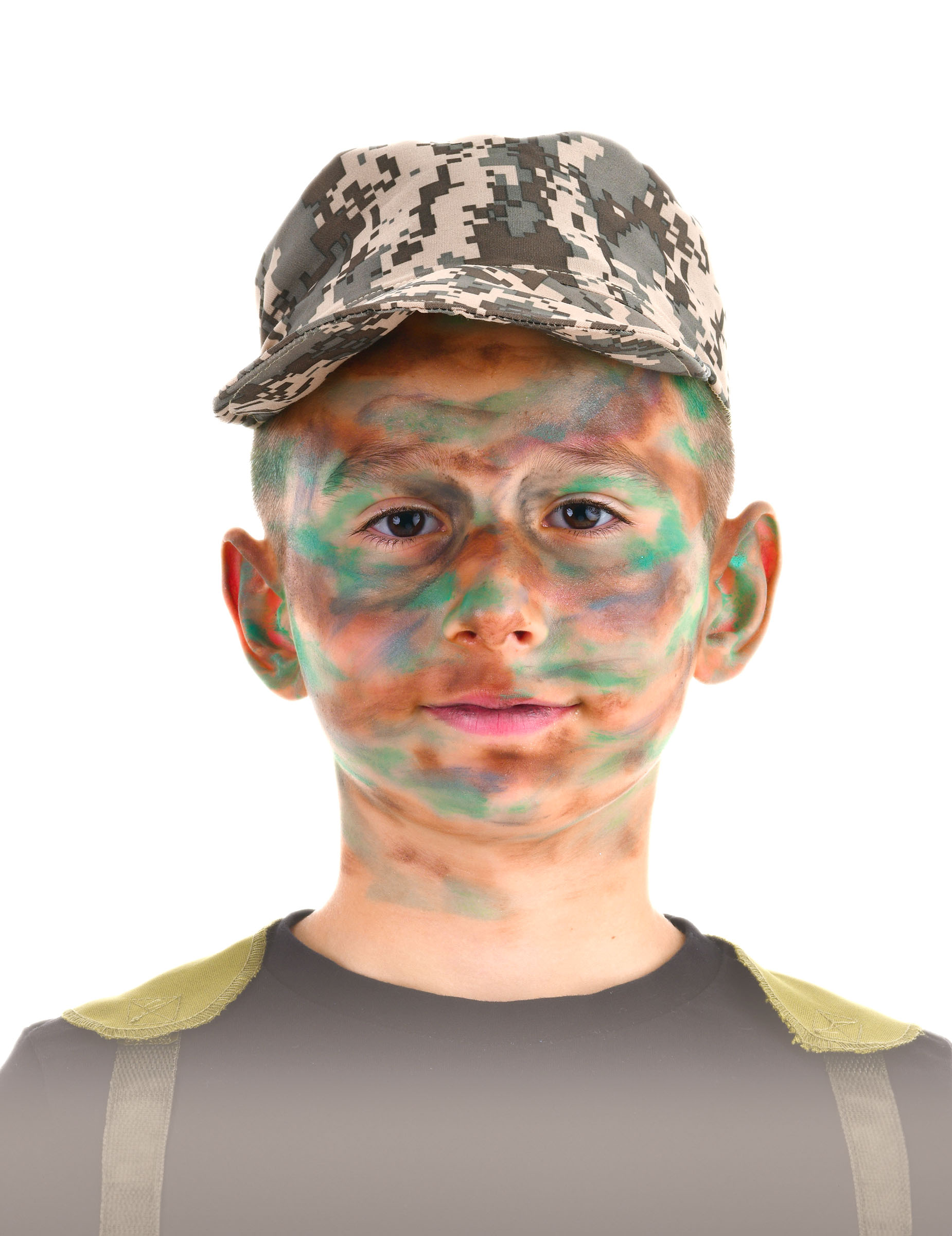 Militär-Schminkset für Kinder Faschingsschminke grau-braun-grün Militär-Schminkset für Kinder Faschingsschminke grau-braun-grün von GOODMARK