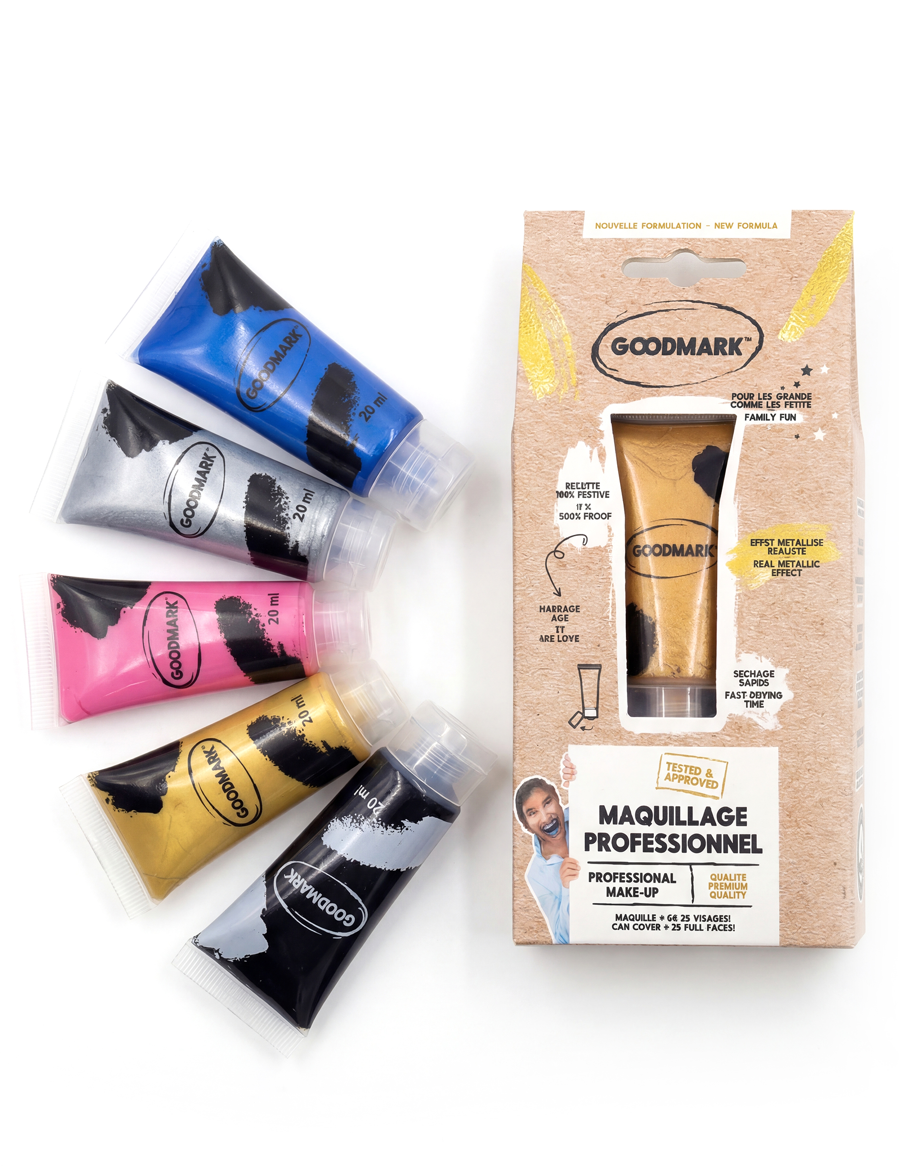 Professionelle Make-up-Gesichtscreme auf Wasserbasis 20 ml von GOODMARK