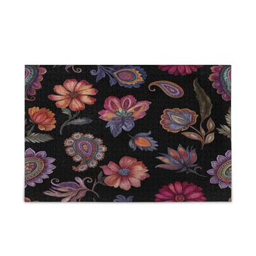 GOODOLD Aquarell-Puzzles mit Paisleymuster, für Erwachsene und Kinder, 1000 Teile, Holz-Puzzles, glückliche Familienspiele, ideal GOODOLD Aquarell-Puzzles mit Paisleymuster, für Erwachsene und Kinder, 1000 Teile, Holz-Puzzles, glückliche Familienspiele, ideal von GOODOLD
