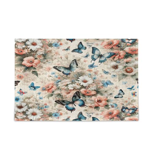 GOODOLD Artistic Butterfly Flowers Puzzles for Adults and Kids 1000 Pieces Wooden Jigsaw Puzzles, Happy Family Games Ideal GOODOLD Artistic Butterfly Flowers Puzzles for Adults and Kids 1000 Pieces Wooden Jigsaw Puzzles, Happy Family Games Ideal von GOODOLD