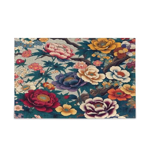 GOODOLD Blumenpuzzles für Erwachsene und Kinder, 1000 Teile, Holzpuzzles, glückliche Familienspiele, ideal GOODOLD Blumenpuzzles für Erwachsene und Kinder, 1000 Teile, Holzpuzzles, glückliche Familienspiele, ideal von GOODOLD