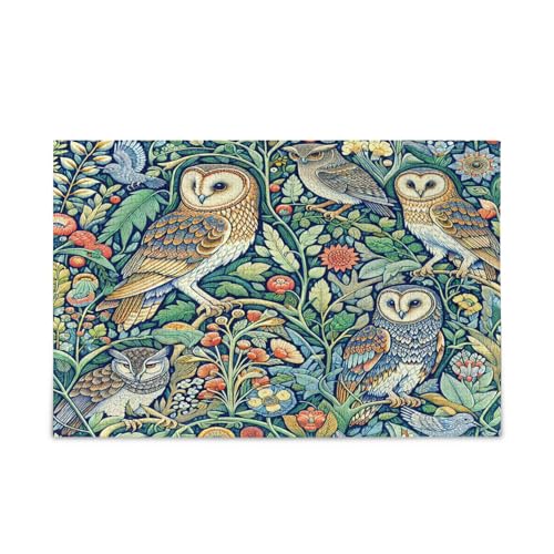GOODOLD Cartoon Eulen Puzzles für Erwachsene und Kinder 1000 Teile, Holzpuzzles, Happy Family Games Ideal GOODOLD Cartoon Eulen Puzzles für Erwachsene und Kinder 1000 Teile, Holzpuzzles, Happy Family Games Ideal von GOODOLD