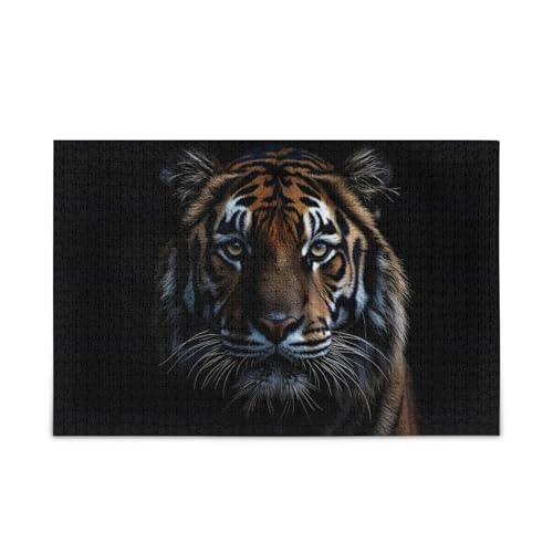 GOODOLD Close-up Tiger Puzzles für Erwachsene und Kinder, 1000 Teile, Holzpuzzles, glückliche Familienspiele, ideal GOODOLD Close-up Tiger Puzzles für Erwachsene und Kinder, 1000 Teile, Holzpuzzles, glückliche Familienspiele, ideal von GOODOLD