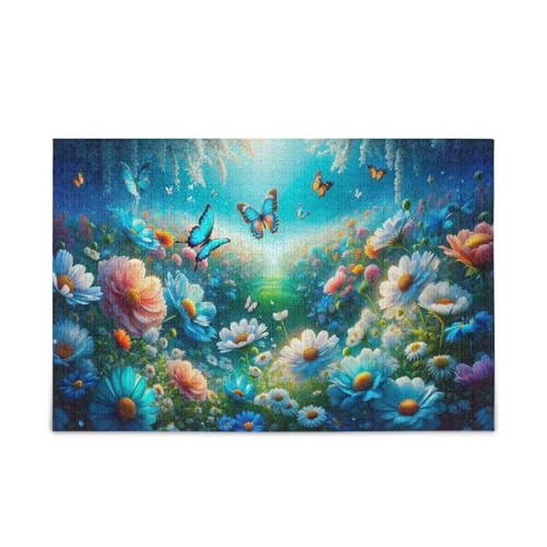 GOODOLD Garden Spring Butterflies Puzzles for Adults and Kids 1000 Pieces Wooden Jigsaw Puzzles, Happy Family Games Ideal GOODOLD Garden Spring Butterflies Puzzles for Adults and Kids 1000 Pieces Wooden Jigsaw Puzzles, Happy Family Games Ideal von GOODOLD