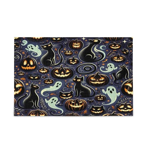 GOODOLD Halloween Black Cats Puzzles for Adults and Kids 1000 Pieces Wooden Jigsaw Puzzles, Happy Family Games Ideal GOODOLD Halloween Black Cats Puzzles for Adults and Kids 1000 Pieces Wooden Jigsaw Puzzles, Happy Family Games Ideal von GOODOLD