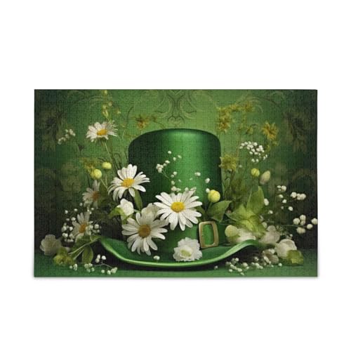 GOODOLD Happy St Patricks Day Puzzles für Erwachsene und Kinder, 1000 Teile, Holzpuzzles, Happy Family Games Ideal GOODOLD Happy St Patricks Day Puzzles für Erwachsene und Kinder, 1000 Teile, Holzpuzzles, Happy Family Games Ideal von GOODOLD