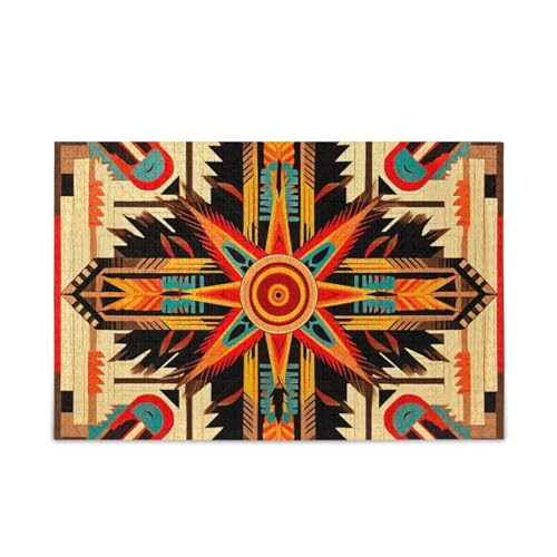 GOODOLD Indisches Totem-Design Puzzles für Erwachsene und Kinder, 1000 Teile, Holzpuzzles, glückliche Familienspiele, ideal GOODOLD Indisches Totem-Design Puzzles für Erwachsene und Kinder, 1000 Teile, Holzpuzzles, glückliche Familienspiele, ideal von GOODOLD
