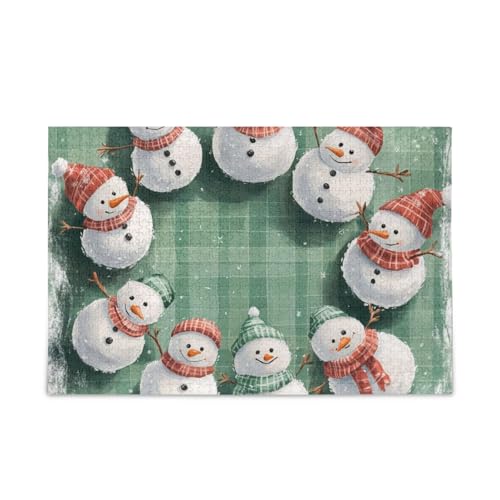 GOODOLD Niedliche Schneemänner-Puzzles für Erwachsene und Kinder, 1000 Teile, Holz-Puzzles, glückliche Familienspiele, ideal GOODOLD Niedliche Schneemänner-Puzzles für Erwachsene und Kinder, 1000 Teile, Holz-Puzzles, glückliche Familienspiele, ideal von GOODOLD