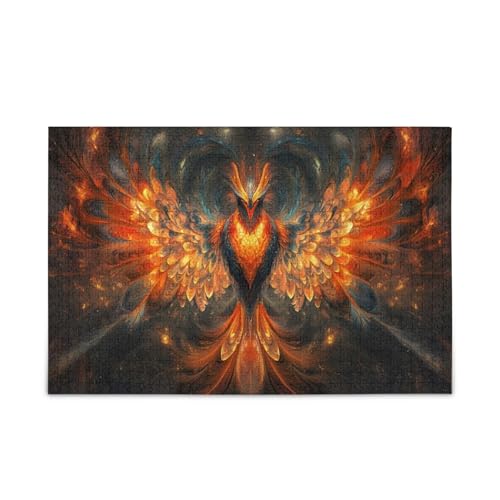 GOODOLD Phoenix Pattern Puzzles for Adults and Kids 1000 Pieces Wooden Jigsaw Puzzles, Happy Family Games Ideal GOODOLD Phoenix Pattern Puzzles for Adults and Kids 1000 Pieces Wooden Jigsaw Puzzles, Happy Family Games Ideal von GOODOLD