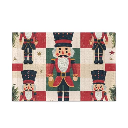 GOODOLD Weihnachtliche Nussknacker-Puzzles für Erwachsene und Kinder, 1000 Teile, Holz-Puzzles, glückliche Familienspiele, ideal GOODOLD Weihnachtliche Nussknacker-Puzzles für Erwachsene und Kinder, 1000 Teile, Holz-Puzzles, glückliche Familienspiele, ideal von GOODOLD