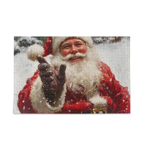 GOODOLD Weihnachtsmann-Puzzles für Erwachsene und Kinder, 1000 Teile, Holz-Puzzles, glückliche Familienspiele, ideal GOODOLD Weihnachtsmann-Puzzles für Erwachsene und Kinder, 1000 Teile, Holz-Puzzles, glückliche Familienspiele, ideal von GOODOLD