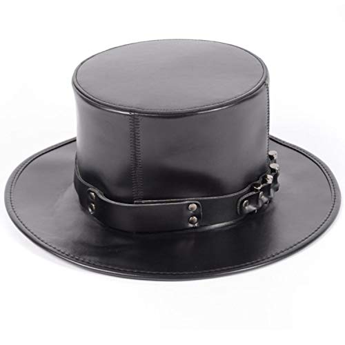 GOODS+GADGETS Pest-Doktor Schnabel-Maske Rabenmaske Vogel Cosplay Steampunk Seuchen-Doktor Halloween & Karneval aus PU-Leder (Hut) von GOODS+GADGETS