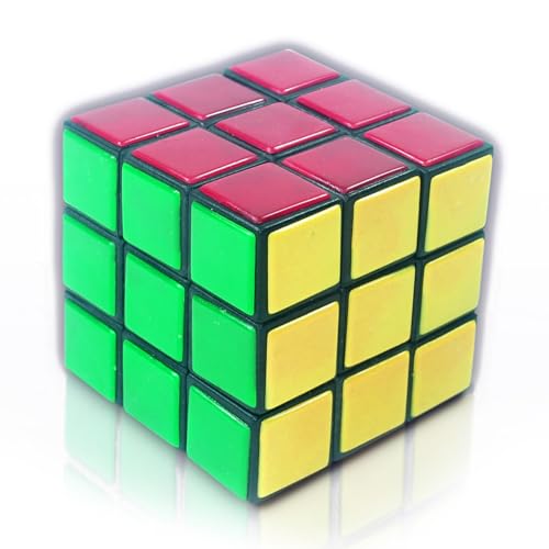 Zauber-Würfel Rätsel-Spiel Knobel-Würfel 3D Magic Cube Konzentrations- & Knobelspiel Klassischer Farbwürfel & Sudokuwürfel (Bunt) von GOODS+GADGETS