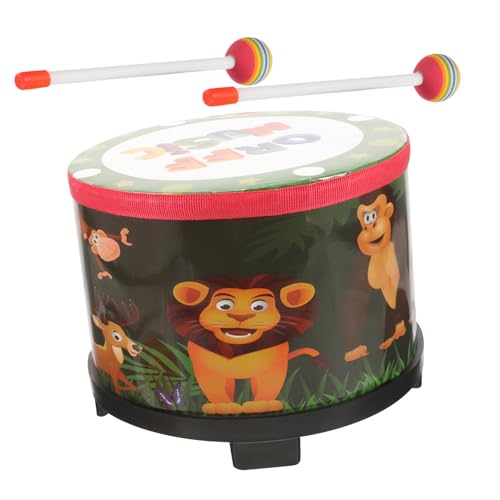 GOOHOCHY 1 Satz Buntes Handtrommel für Percussion Instrument mit Schlägeln für Musikalische Früherziehung und Entwicklung von Motorikfähigkeiten GOOHOCHY 1 Satz Buntes Handtrommel für Percussion Instrument mit Schlägeln für Musikalische Früherziehung und Entwicklung von Motorikfähigkeiten von GOOHOCHY