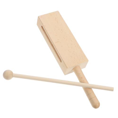 GOOHOCHY 1 Satz Holzinstrument musikinstrumente Schlaginstrument Holzblockinstrument Rhythmus-Sticks Musikinstrument für Erwachsene Musikinstrument aus Holz von GOOHOCHY