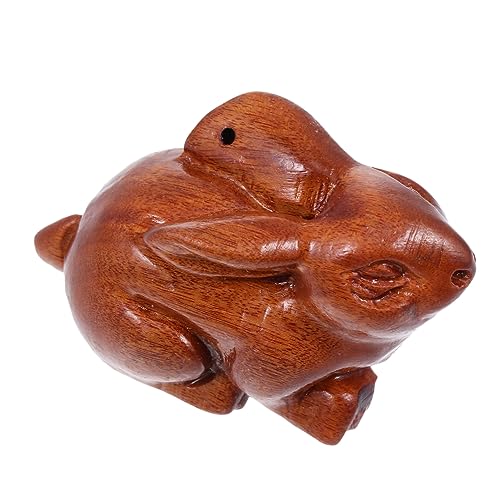 GOOHOCHY 1 Stück Dekorativer Holzhandwerk-Sternzeichen-Figur-anhänger, Kleiner Hölzerner Kaninchen-anhänger GOOHOCHY 1 Stück Dekorativer Holzhandwerk-Sternzeichen-Figur-anhänger, Kleiner Hölzerner Kaninchen-anhänger von GOOHOCHY